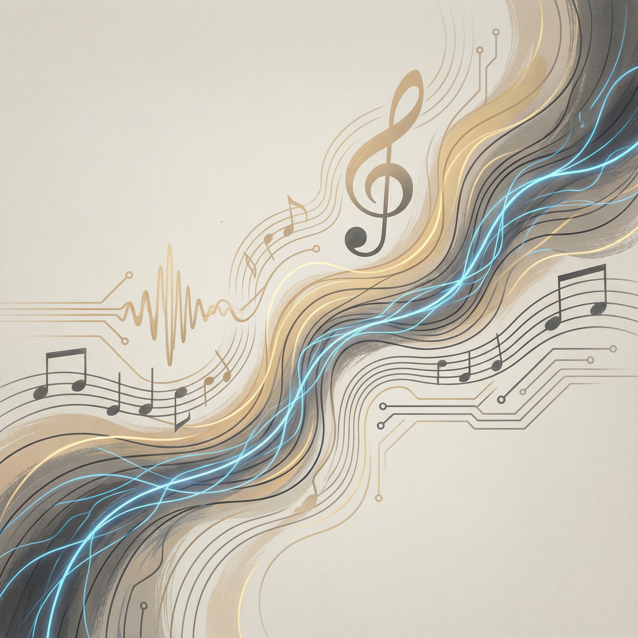 AI Music Abstract